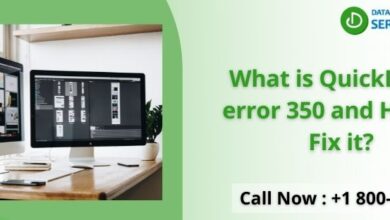 What is QuickBooks error 350 and How to Fix it?